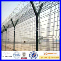 50 * 100 мм сваренный забор аэропорта с квадратным столбом y